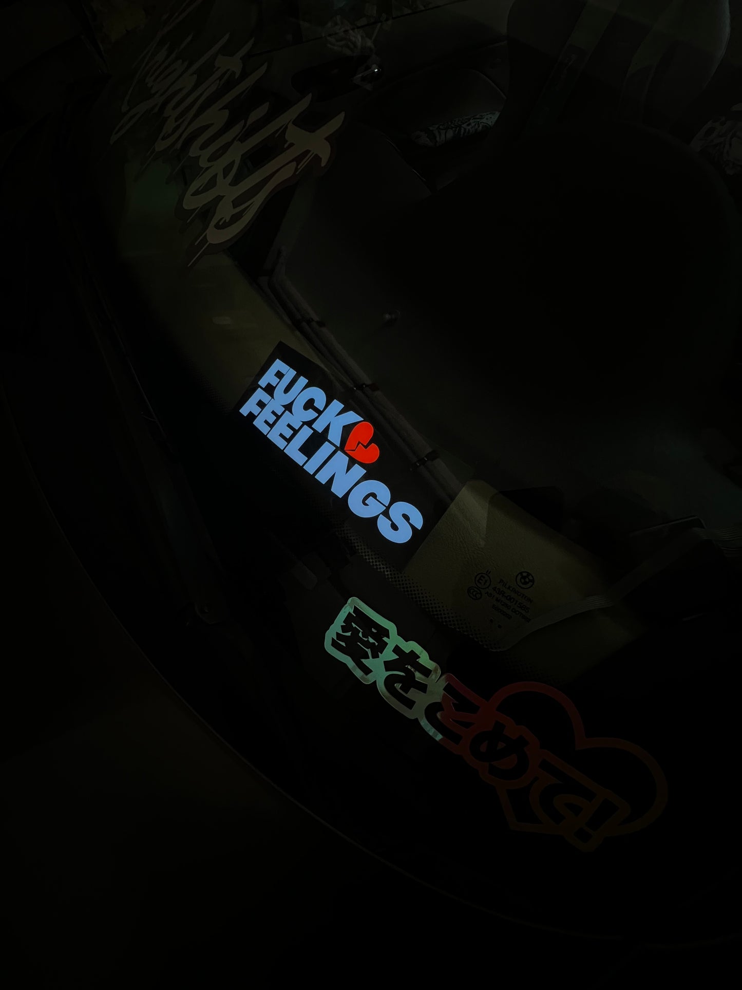 Fuck Feelings LED Sticker