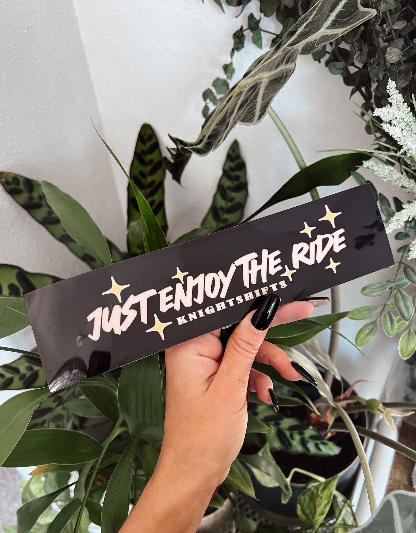 Just Enjoy the Ride LED Sticker