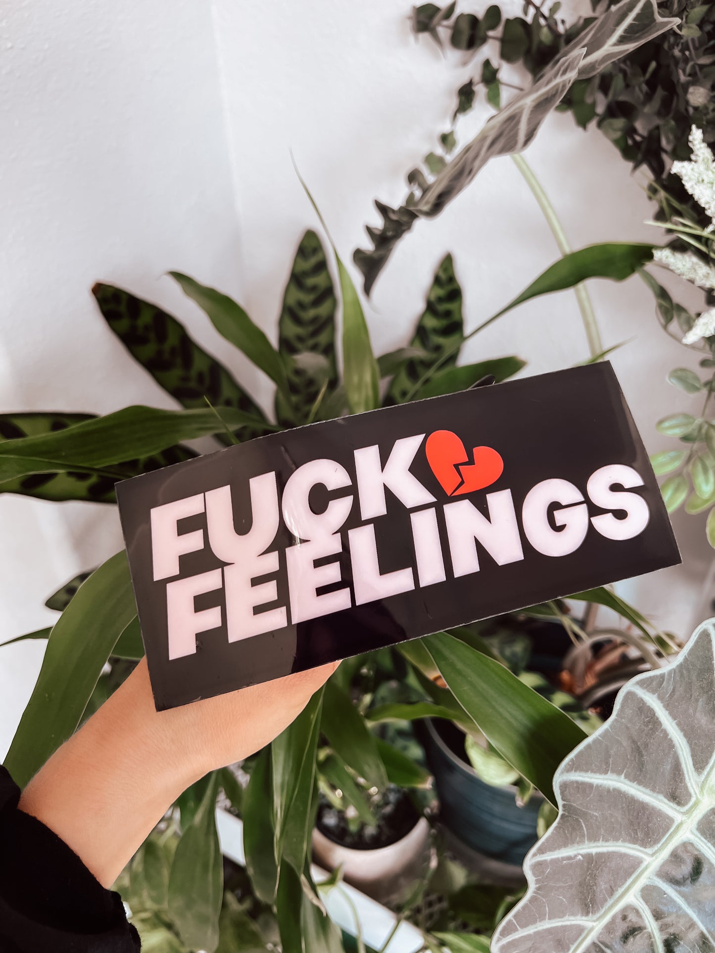 Fuck Feelings LED Sticker