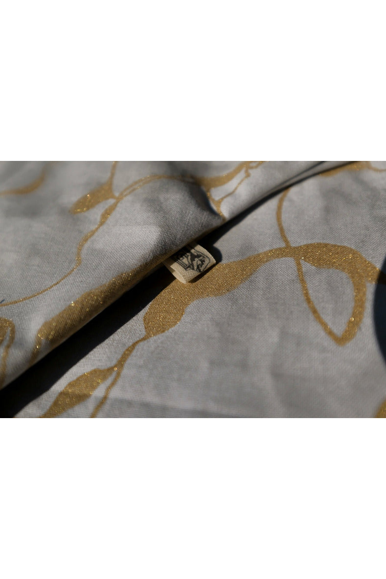 White and Gold Marble Shift Boot