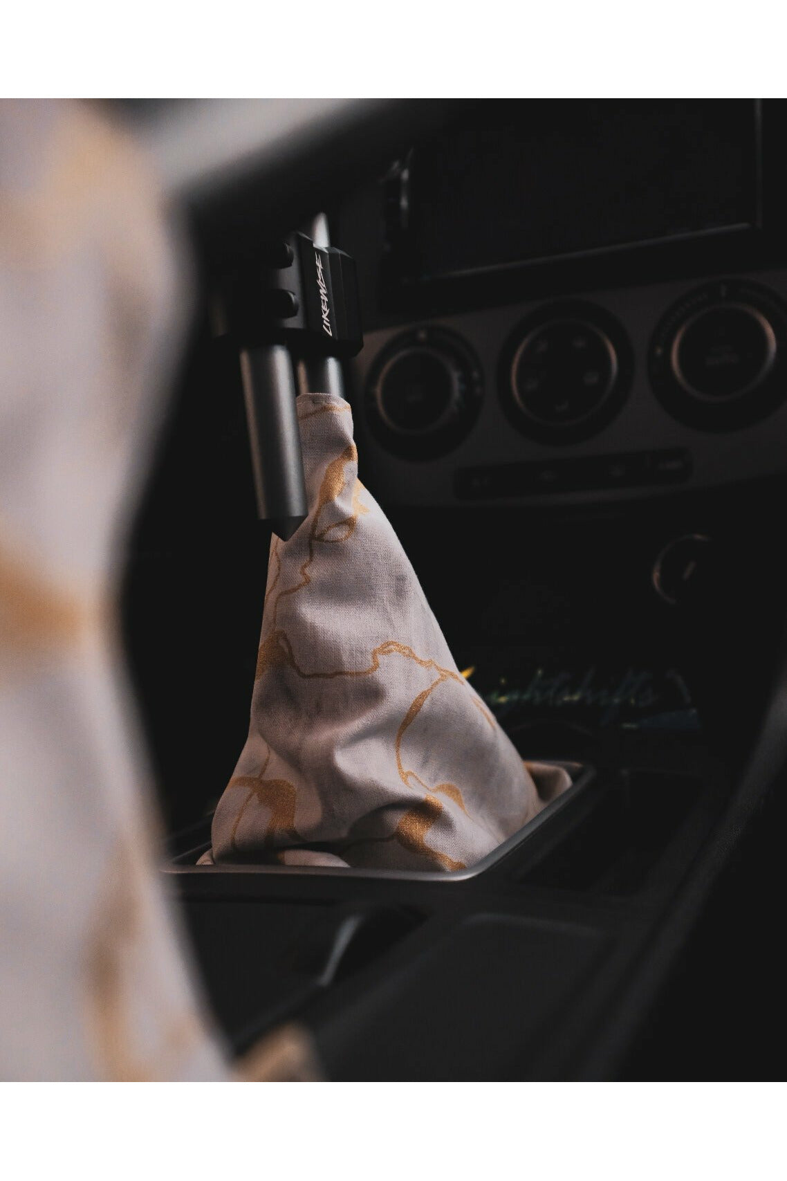 White and Gold Marble Shift Boot