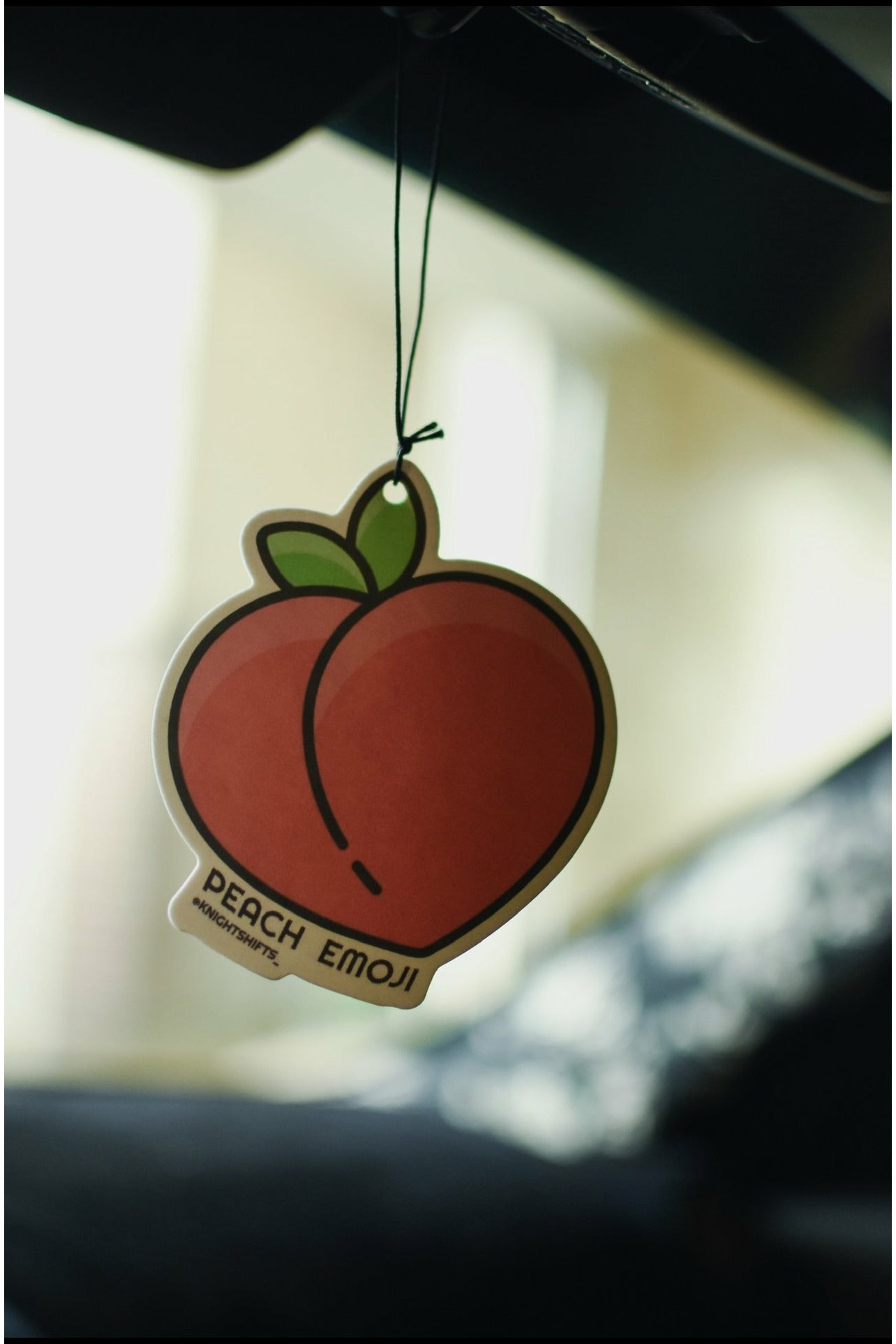 Peach Emoji Air Freshener