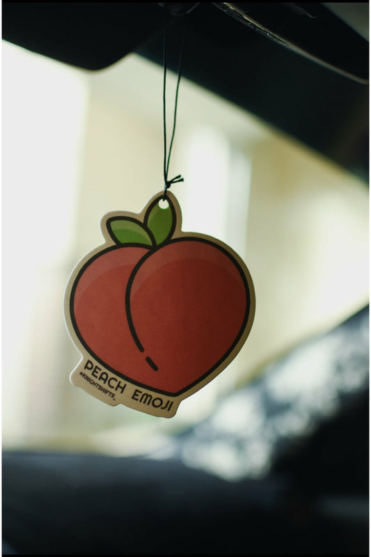 Peach Emoji Air Freshener