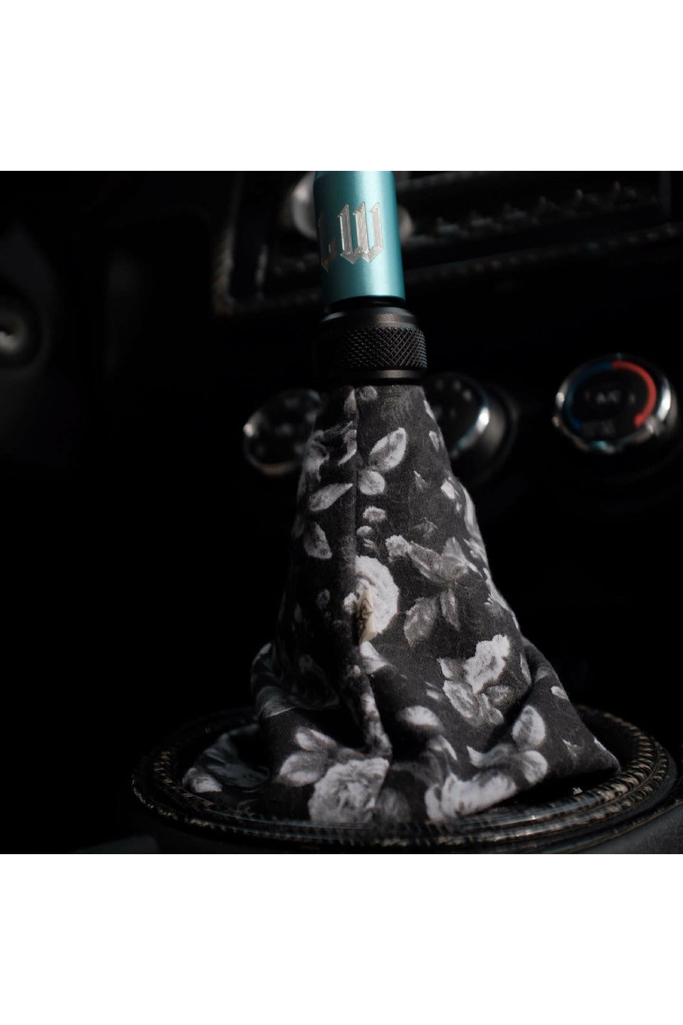 Black and White Floral Shift Boot