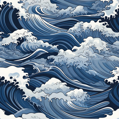 GREAT WAVE WINDSHIELD BANNER (10" x 60")