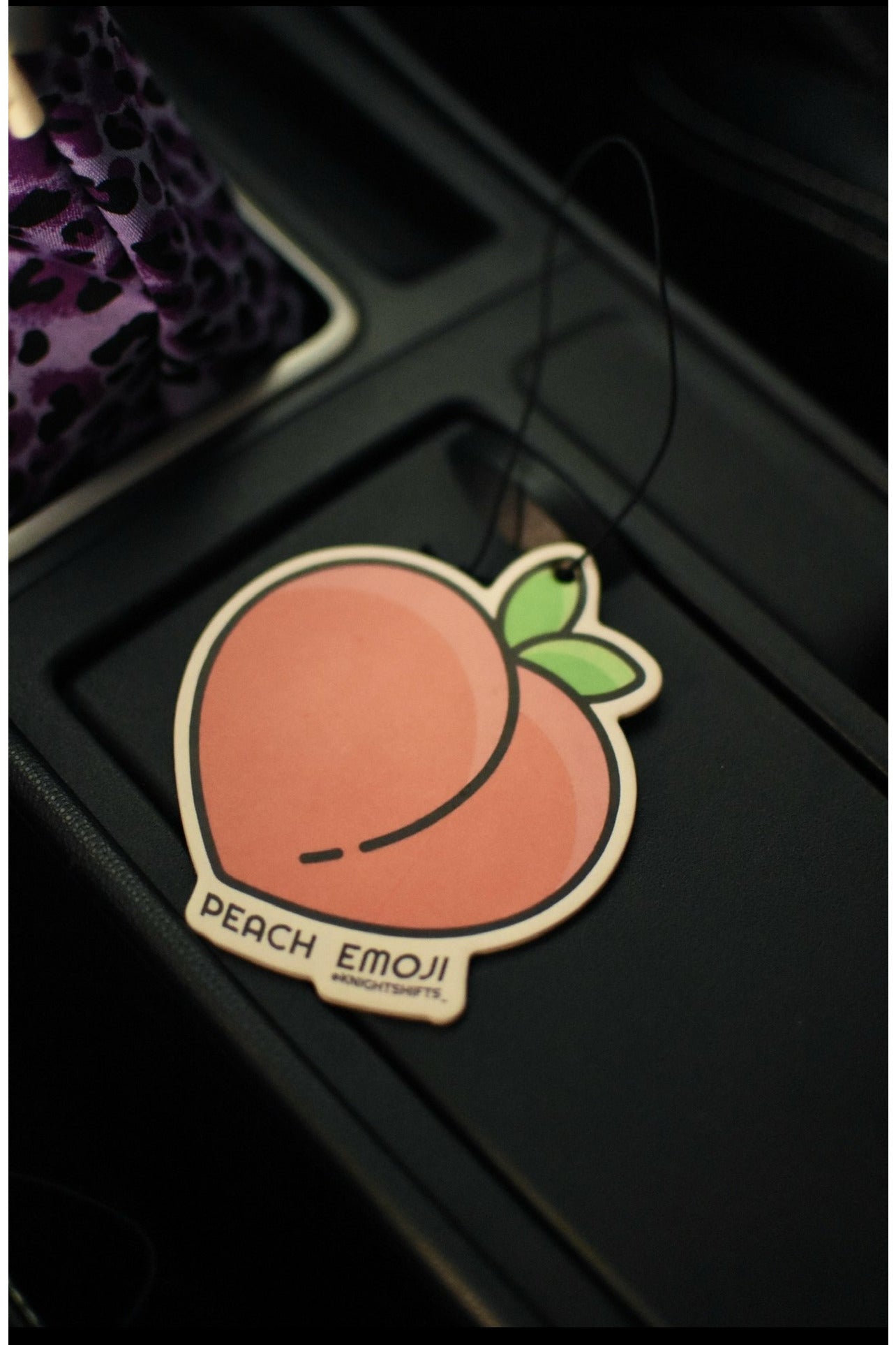 Peach Emoji Air Freshener