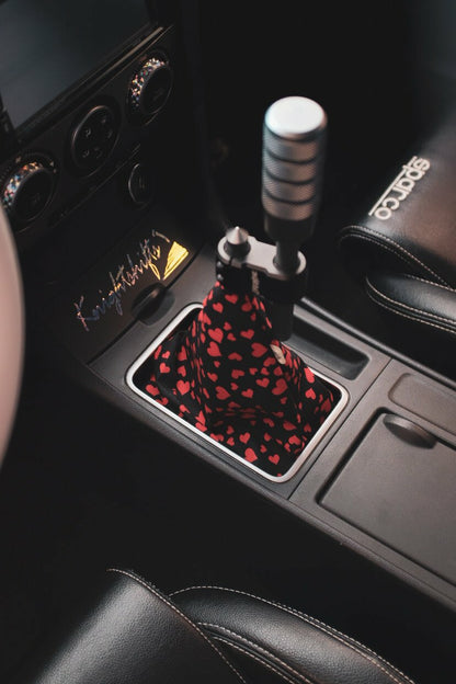 Red and Black Hearts Shift Boot