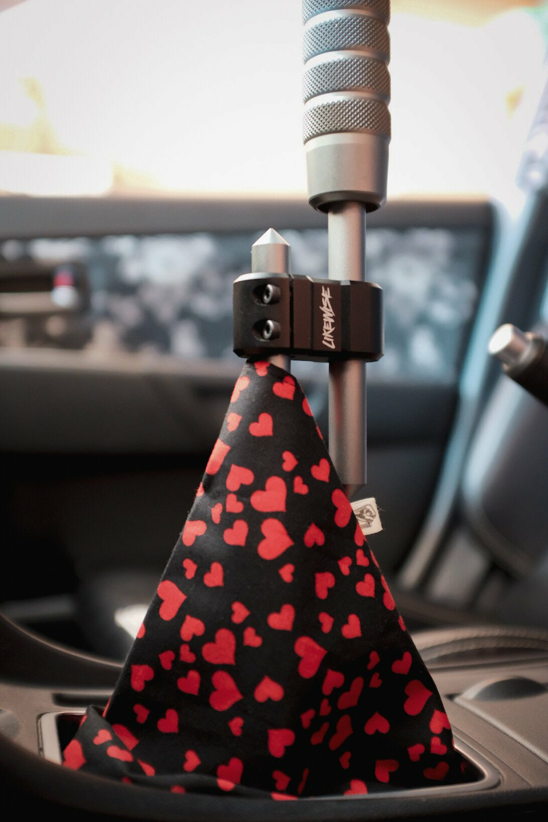 Red and Black Hearts Shift Boot